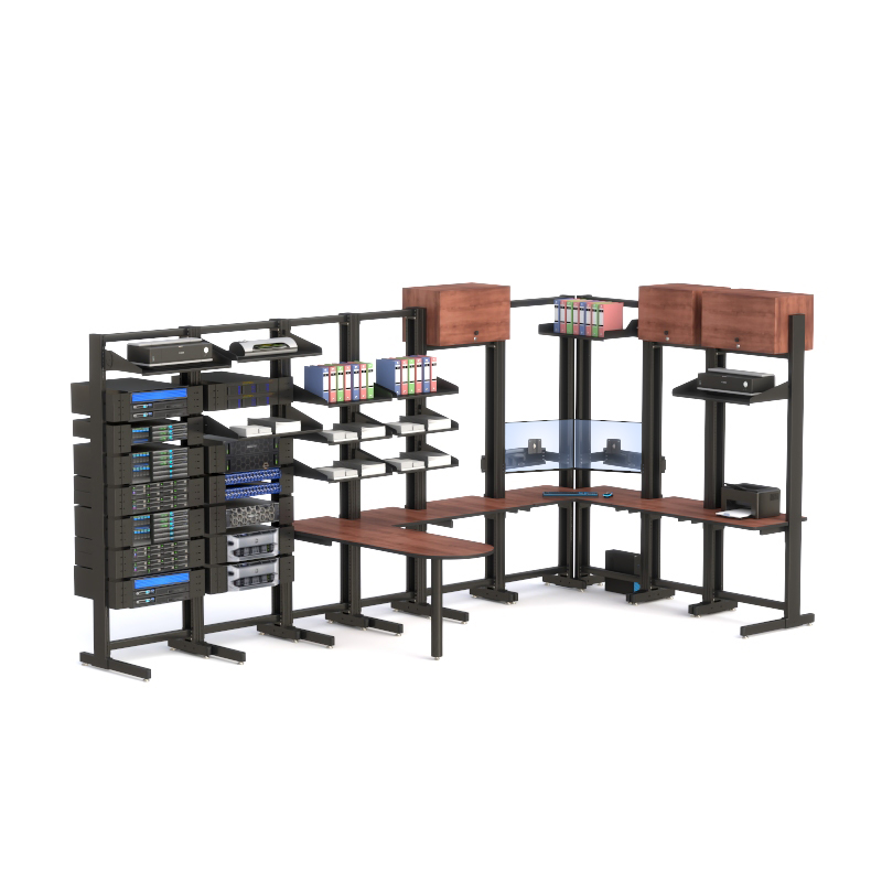 Custom Made Computer Rack Workbench for IT & LAN Systems
