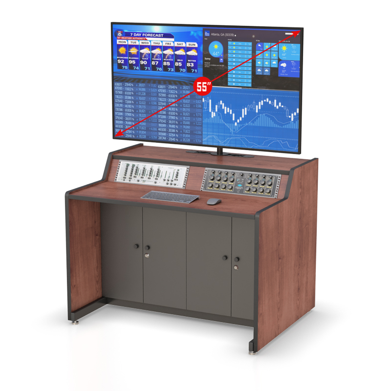 Ergonomic Control Room Operator Desk for Efficiency