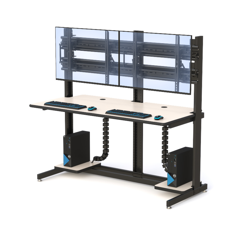 911 Dispatch Desk for Ergonomic Comfort & Emergency Response