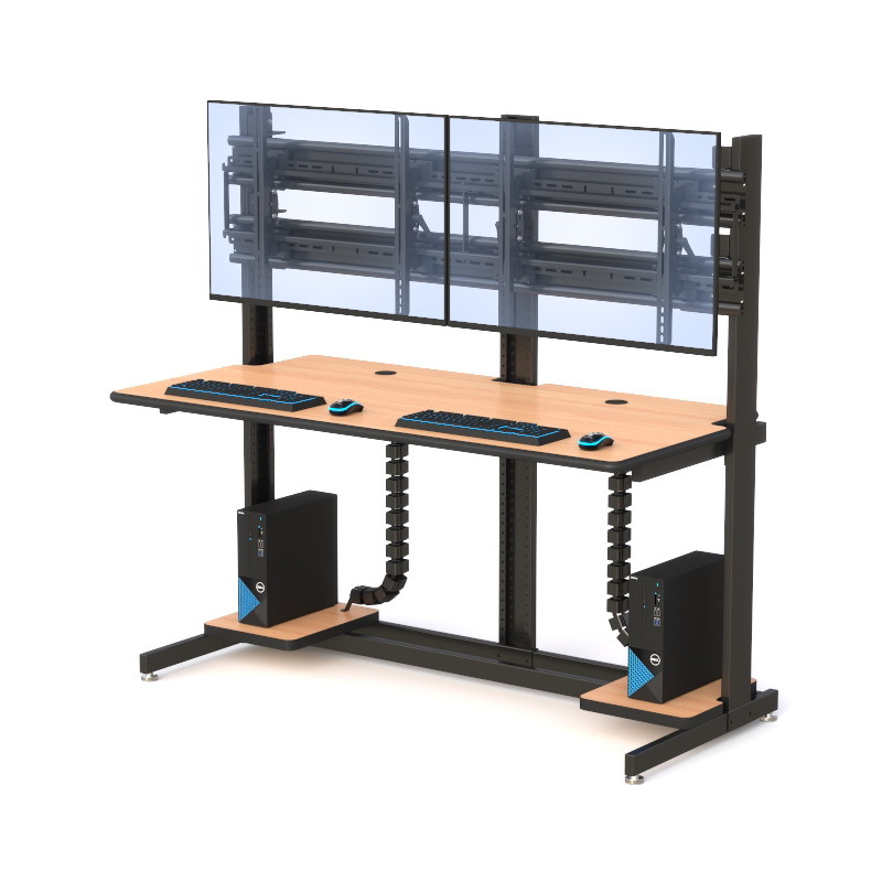 911 Dispatch Desk for Ergonomic Comfort & Emergency Response