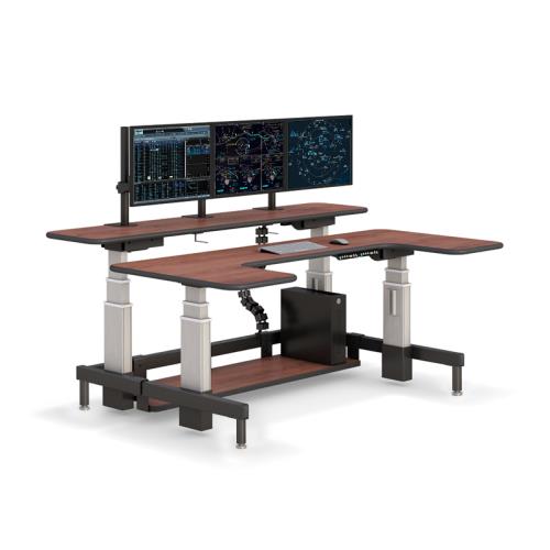 Dual TierCommand Center Desk Furniture