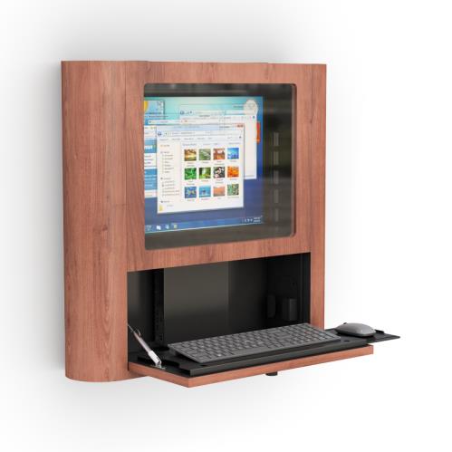Wall Mounted WorkstationWall Mounted Computer Station Cabinet