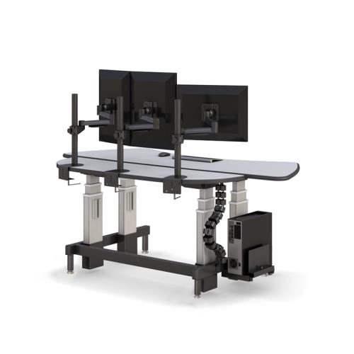 Adjustable Two Standing Desk Ergonomic Dispatch Desk