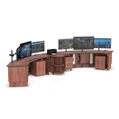 Ergonomic Command Center Desk