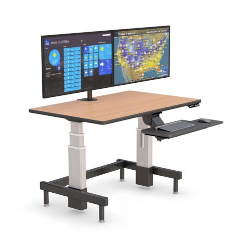 Dual Monitor Uplift Control ConsoleControl Room Desk Console