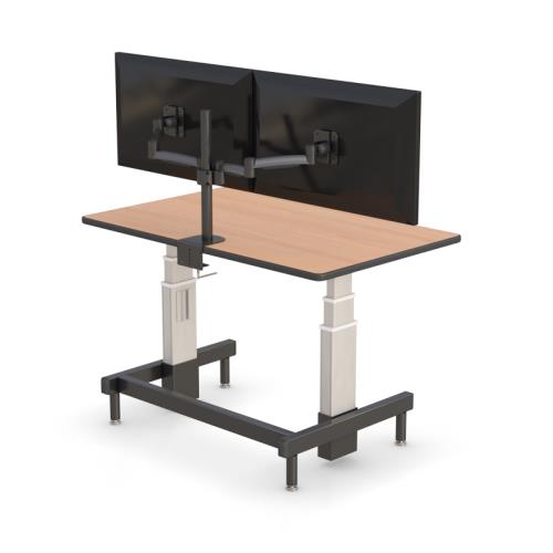 Dual Monitor Uplift Control ConsoleControl Room Desk Console