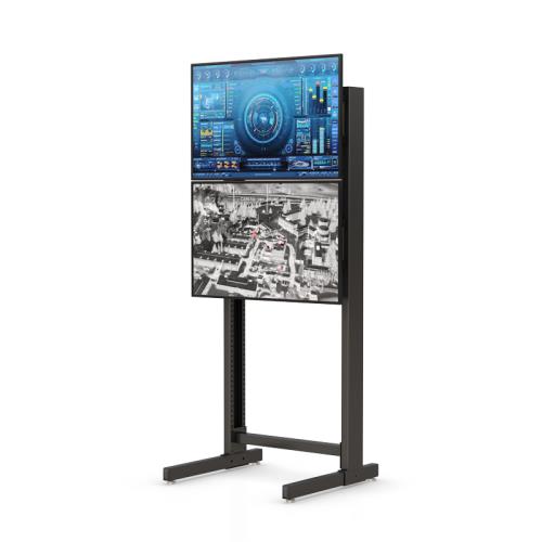 Large Single LCD Monitor Screen Mount StandTop Choice Custom Made Floor Standing LED Video Wall Display