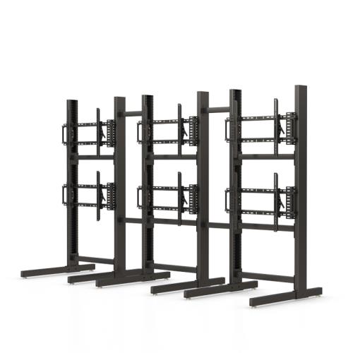 Adjustable Multiple Monitor Mount Floor StandHighly Reliable Best Quality Video Wall Panel Floor Stand with Free Expert Consultation