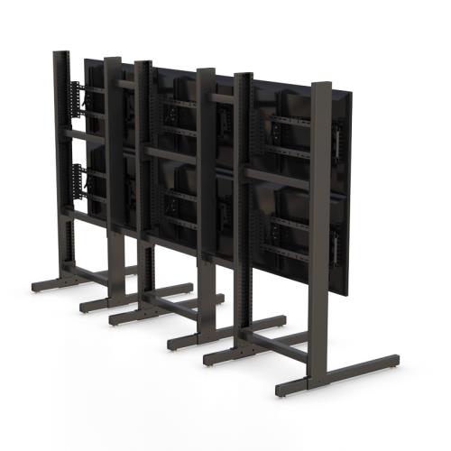 Adjustable Multiple Monitor Mount Floor StandHighly Reliable Best Quality Video Wall Panel Floor Stand with Free Expert Consultation