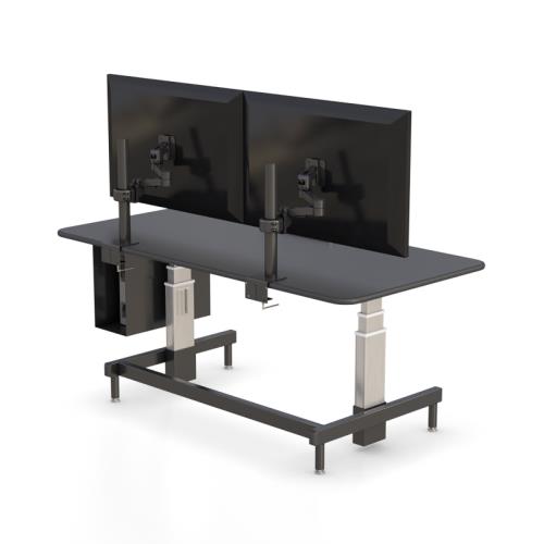 Height Adjustable Sit Stand Control ConsoleErgonomic Control Room Desk