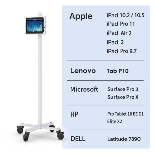 Tablet Cart Remote Data Entry Light WeightLight WeightTablet Cart for Remote Data Login Quarantine