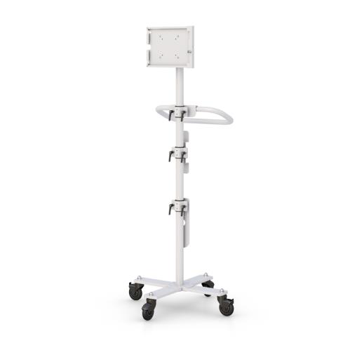 Mobile Tablet Cart with Retractable Power Supply and cable managementMobile Tablet Cart with Retractable Power Supply and cable management