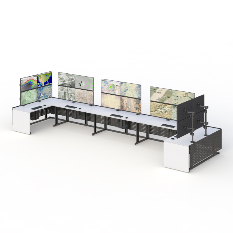 Security Surveillance Desk Console