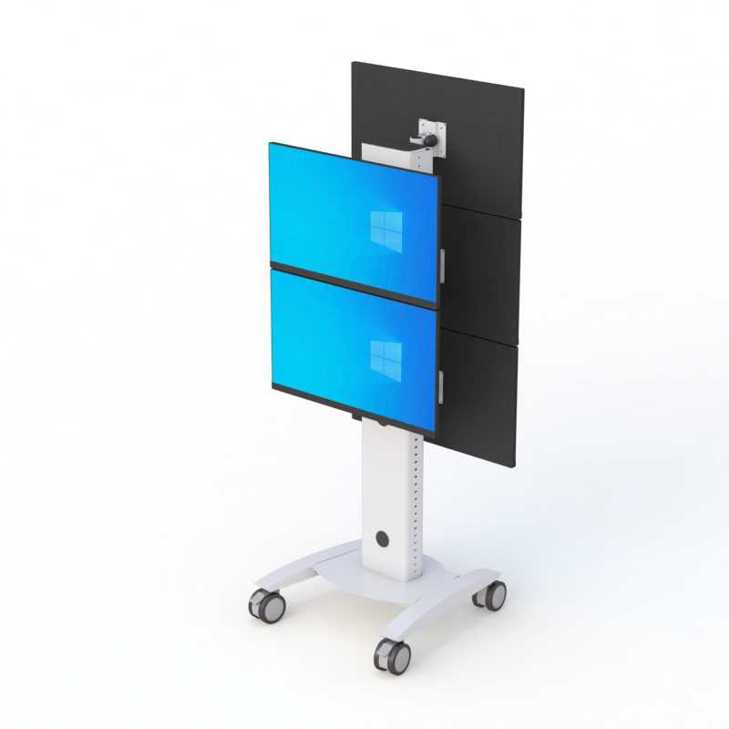 Industrial Computer Monitor Display Cart