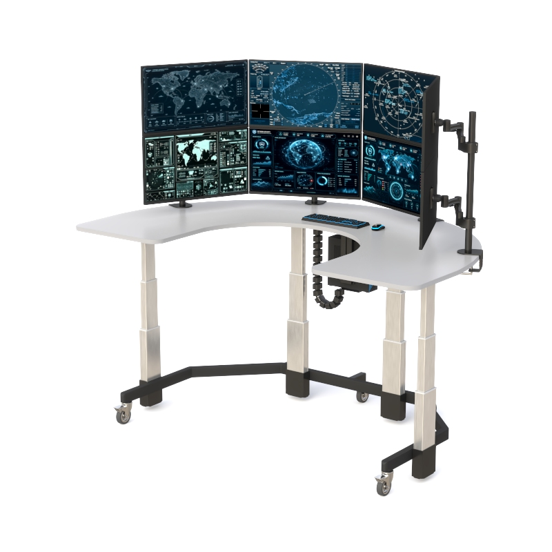 Security Surveillance Desk Console