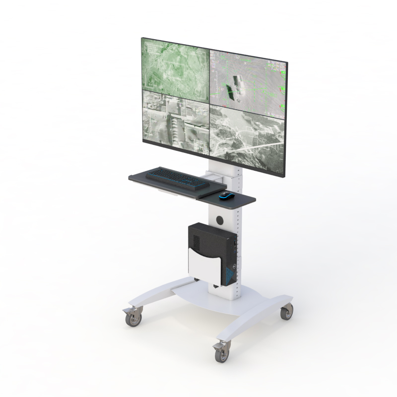 Ergonomic Mobile Computer Cart