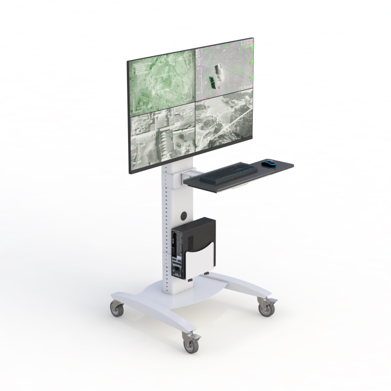 Ergonomic Mobile Computer Cart