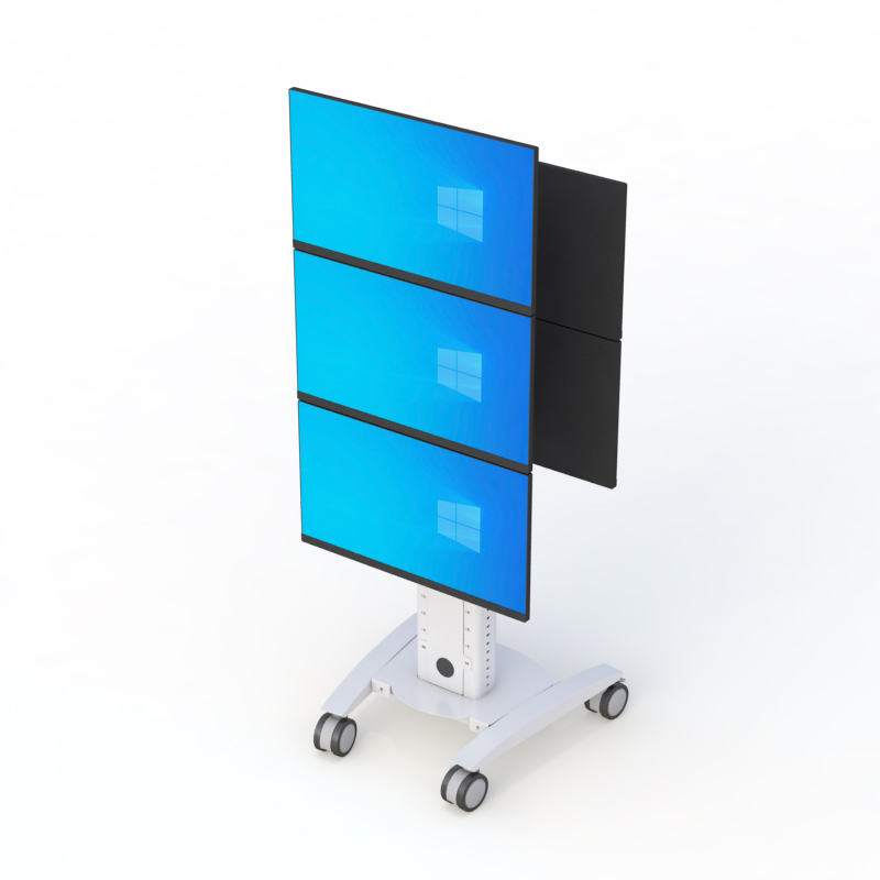 Industrial Computer Monitor Display Cart
