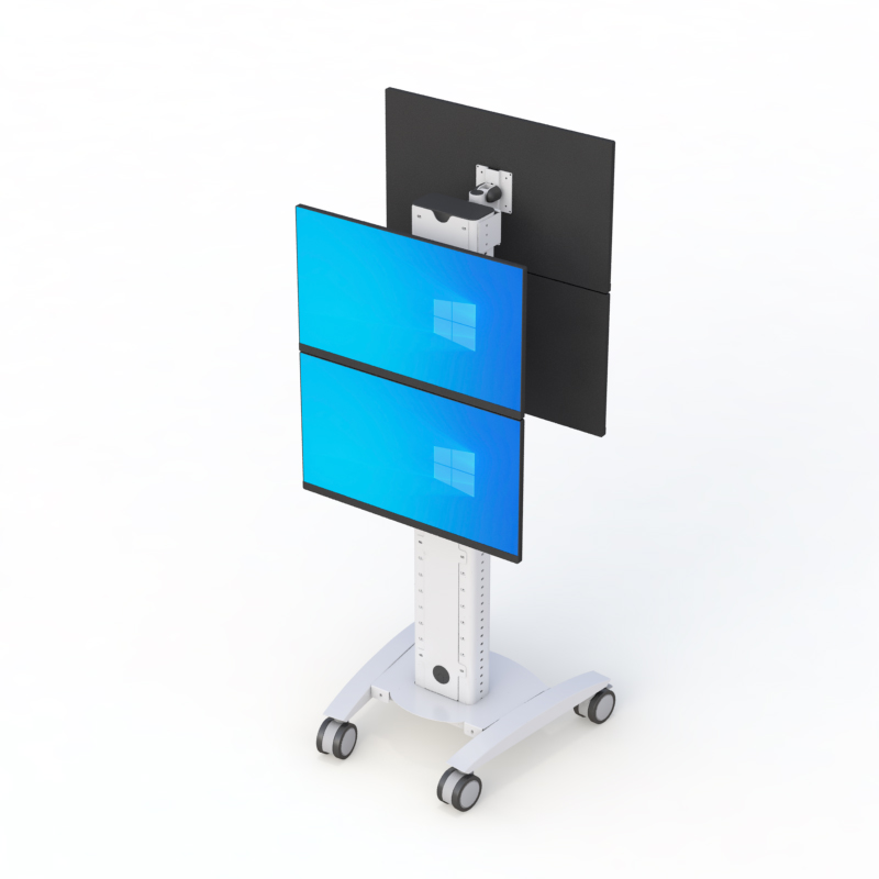 Ergonomic Mobile Computer Workstation Desk
