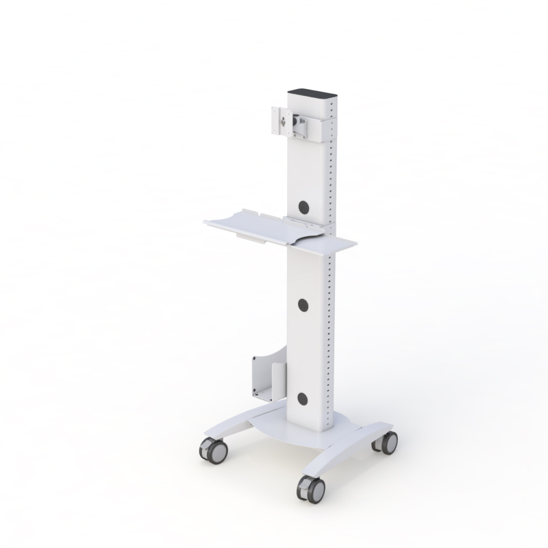 Ergonomic Computer Kiosk Station for Medical & Control Use