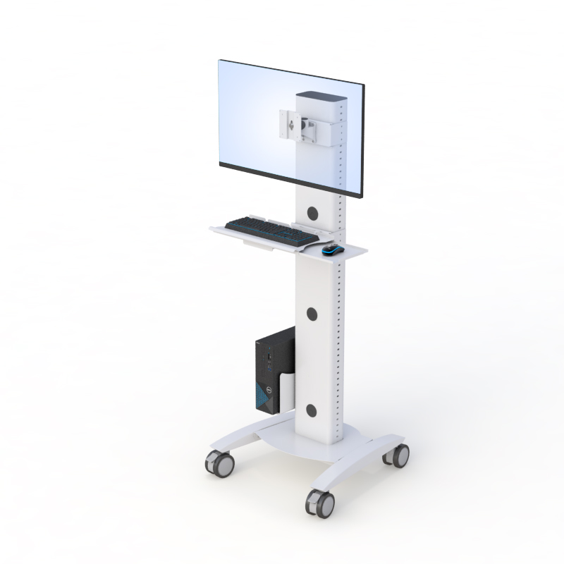 Ergonomic Computer Kiosk Station for Medical & Control Use