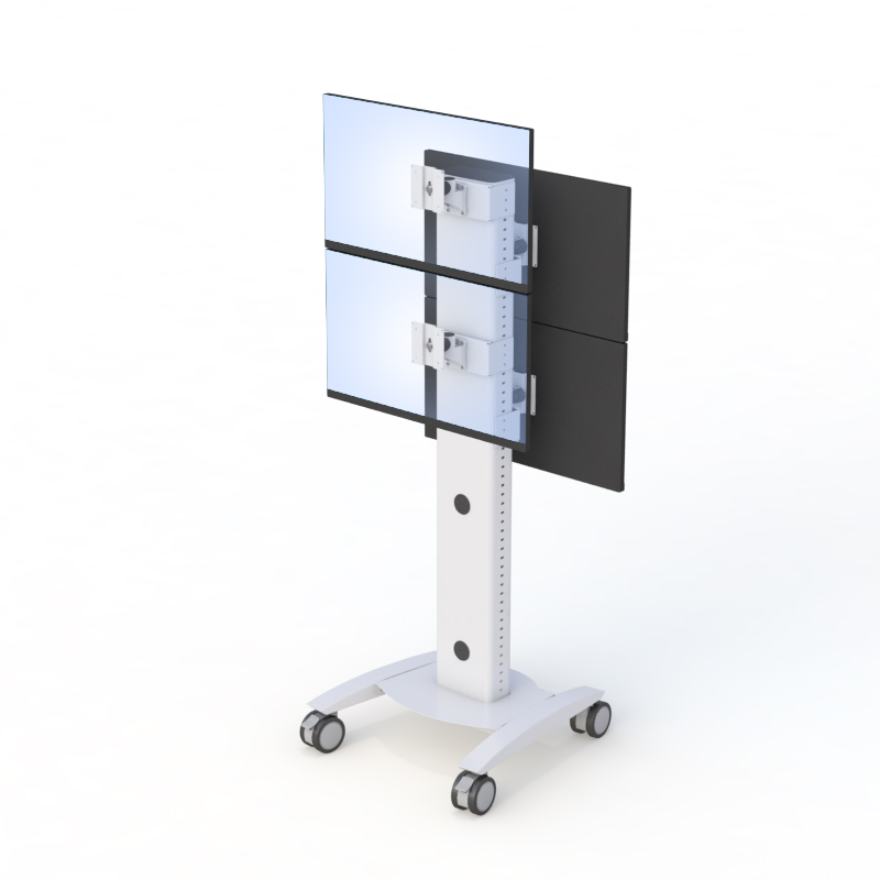Ergonomic Mobile Computer Workstation Desk