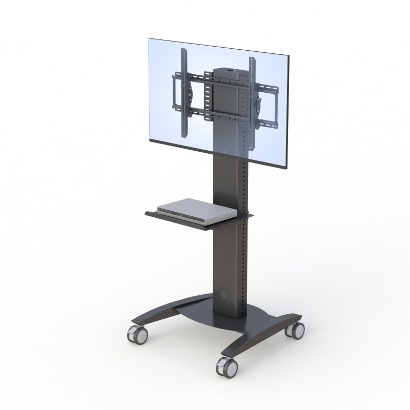 Ergonomic Mobile Computer Monitor Cart for Presentations