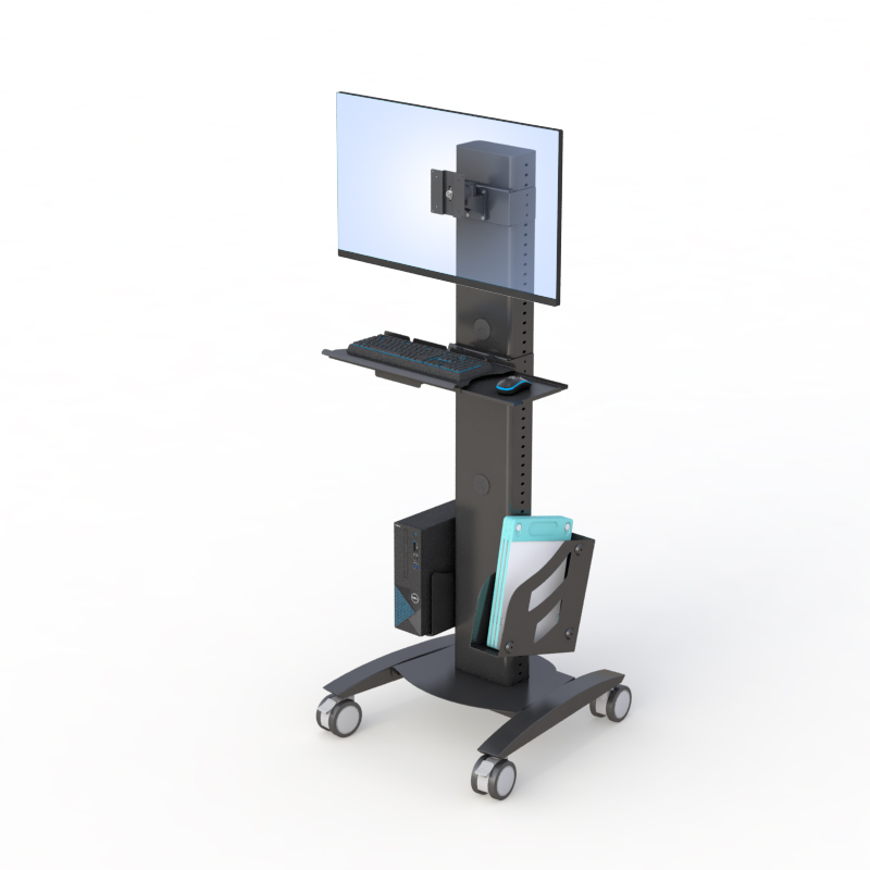 Mobile Computer Monitor Floor Stand