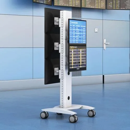 PC monitor display cart