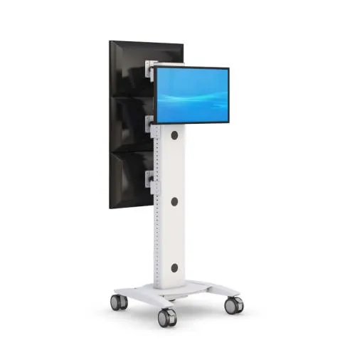 Rolling Computer Monitor Display Stand