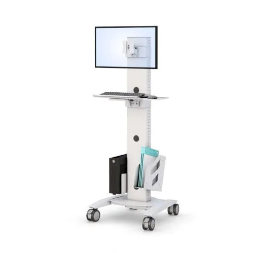 Mobile Computer Monitor Floor Stand
