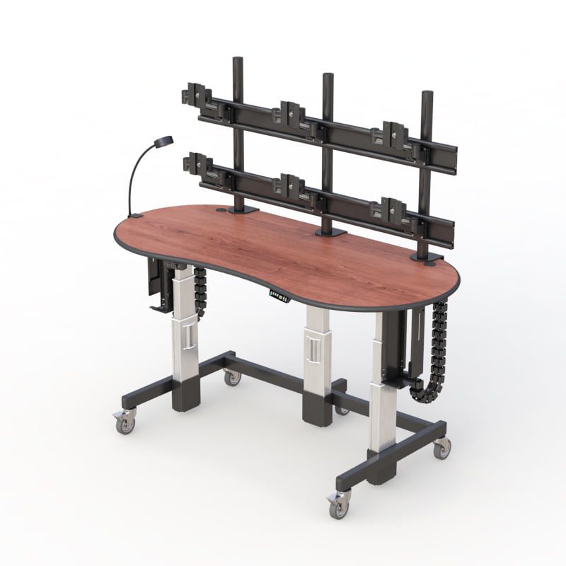 Mobile Adjustable Standing Desk for Flexible Workspaces