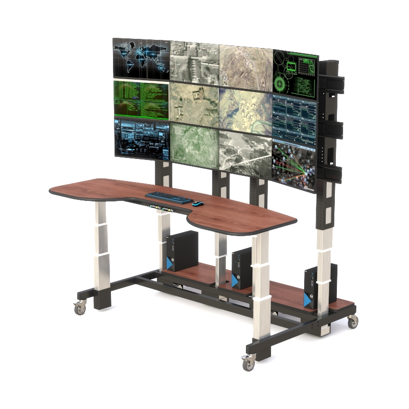 Security Surveillance Desk Console