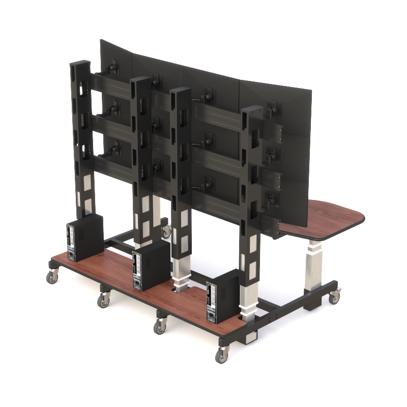 Control Room Console | Ergonomic Design 12 Monitor