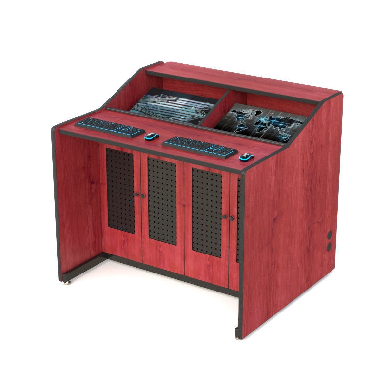 Single-Position Command Center Console Workstation