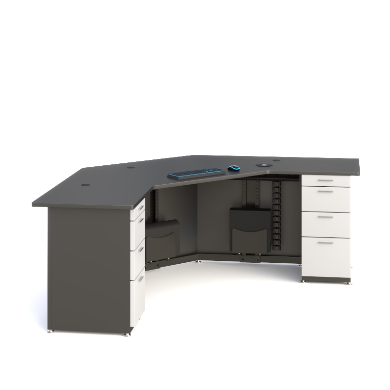 CCTV Command Center Corner Desk Base