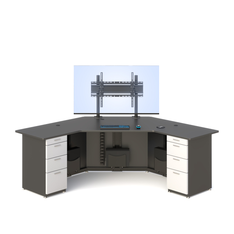 CCTV Command Center Corner Desk Base