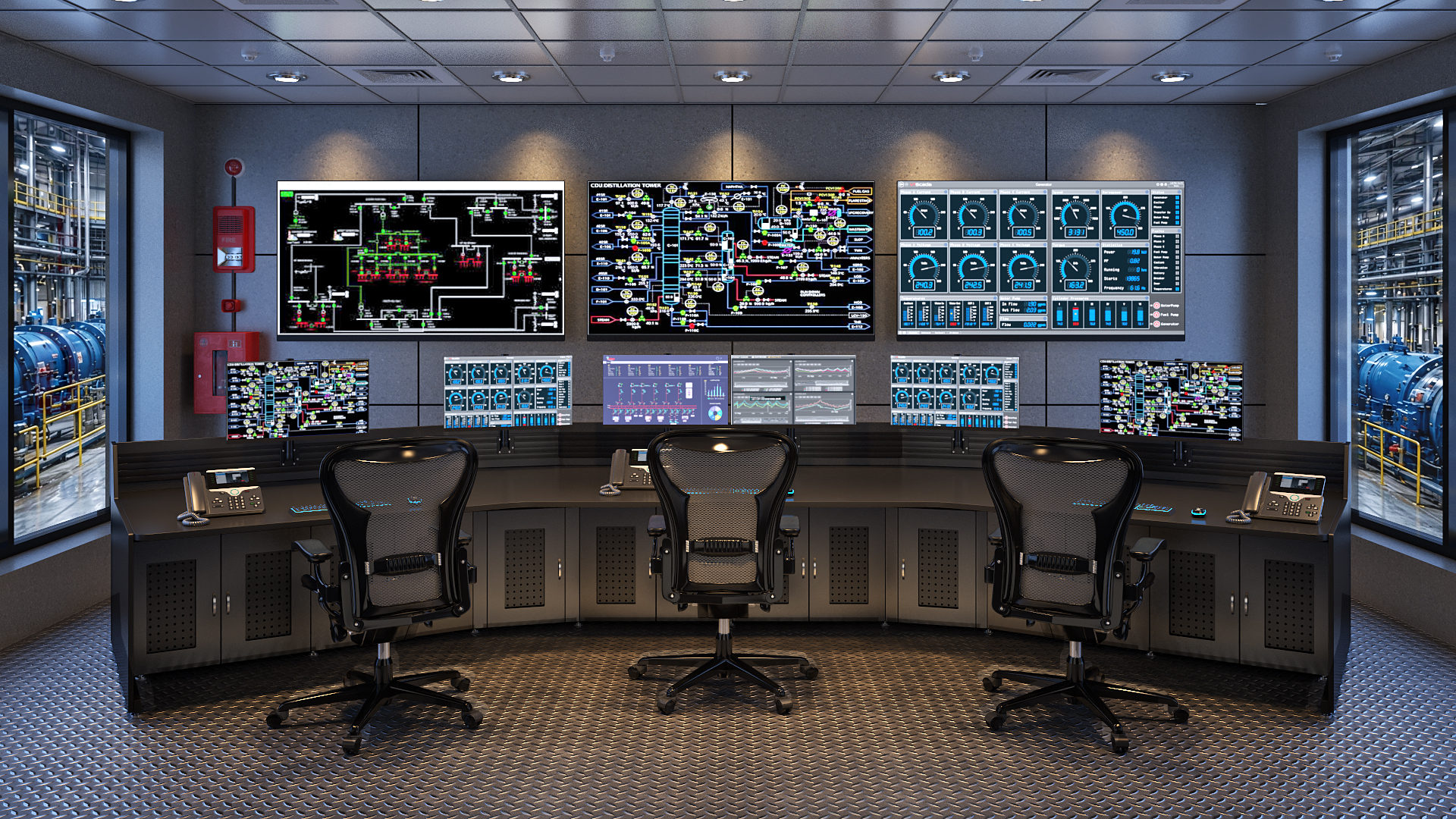 Oil & Gas Control Room Consoles