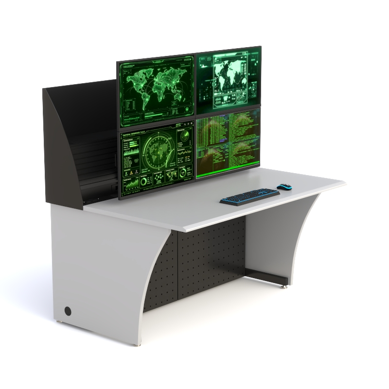 Integrated Multi-Monitor Technical Operations Console