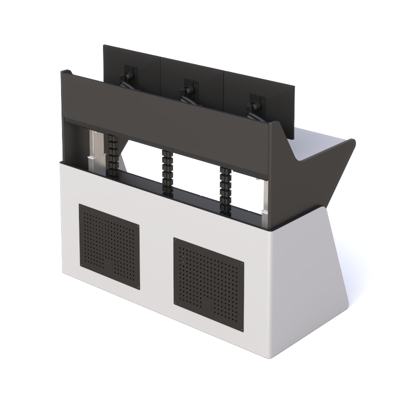 Advanced Enclosed Sit-Stand Control Room Console