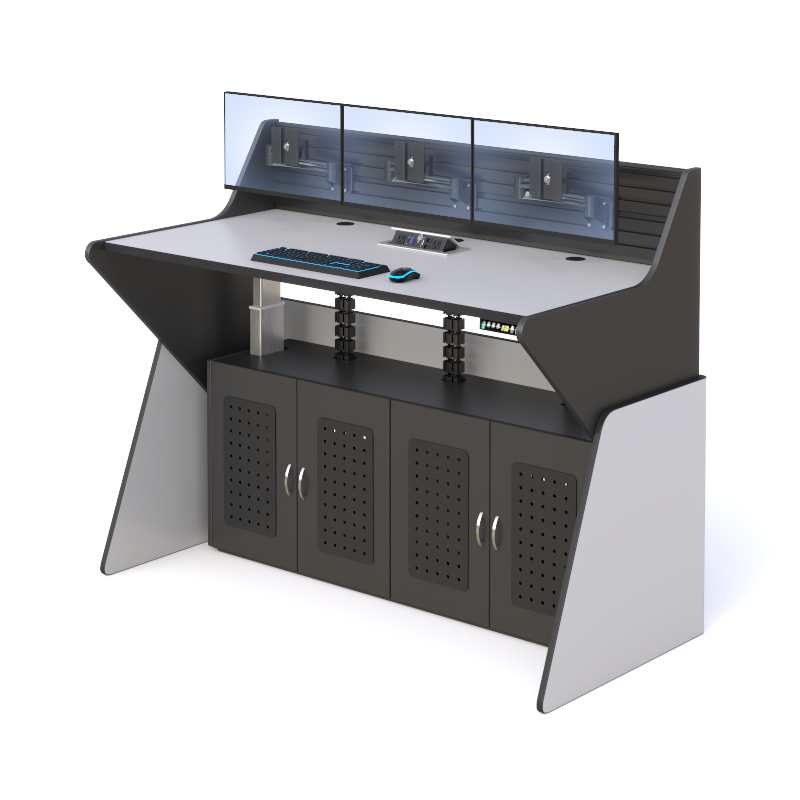 Advanced Enclosed Sit-Stand Control Room Console
